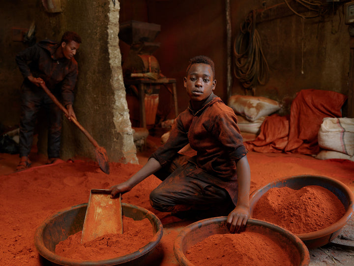 Ethiopia #31 - Seamir, a berbere grind house worker