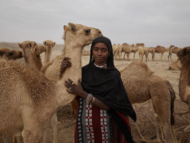 Ethiopia #8 - Baily with infant camels