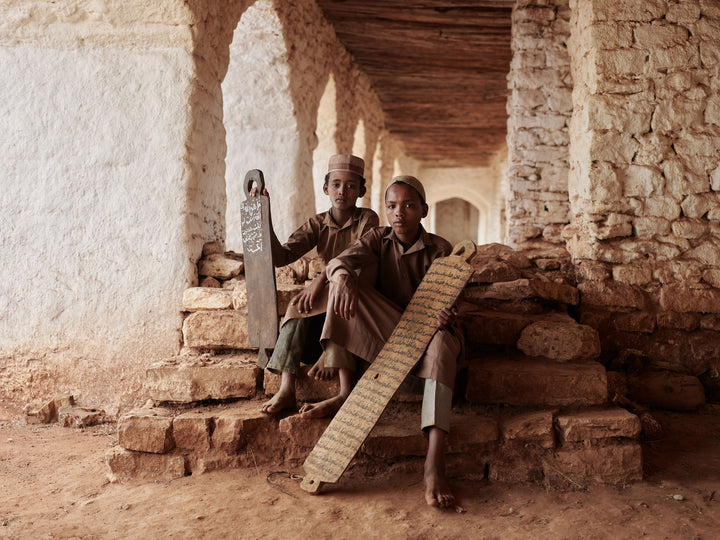 Ethiopia #17 - Sebahaddin and Minkerim with Quran tablets