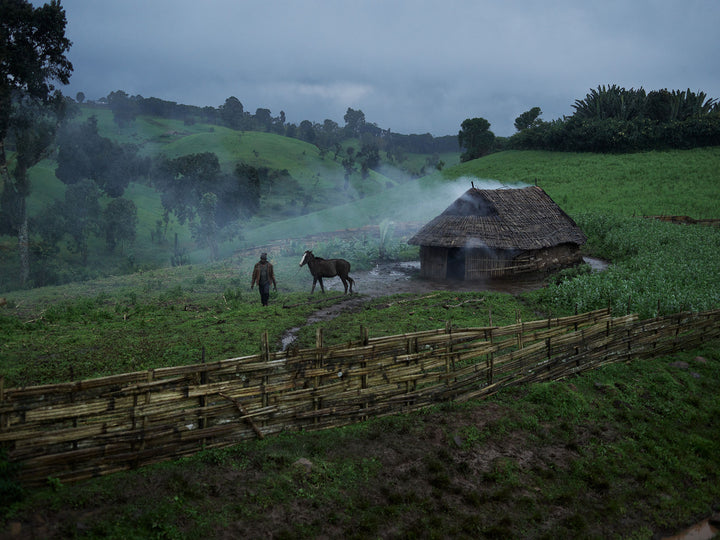 Ethiopia #53 - A horseman outside the Adeko house