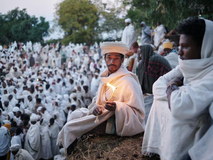 Ethiopia #71 - Kes Belaynew amongst thousands of pilgrims
