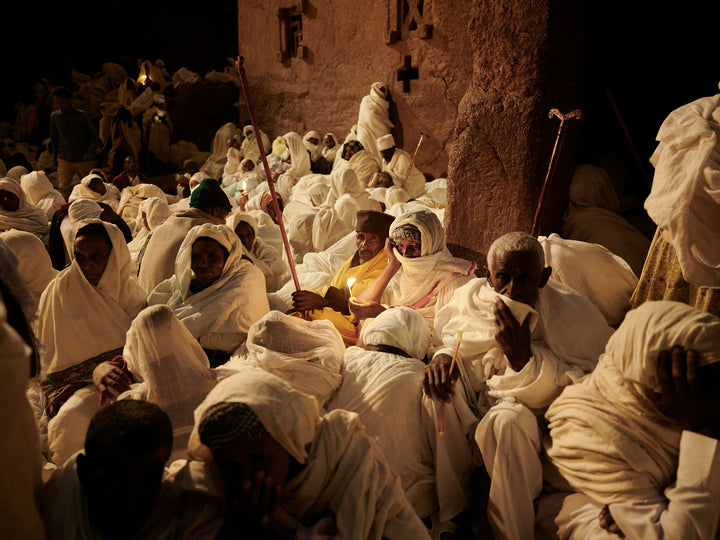 Ethiopia #74 - Pilgrims on the morning of Gena at Bet Maryam
